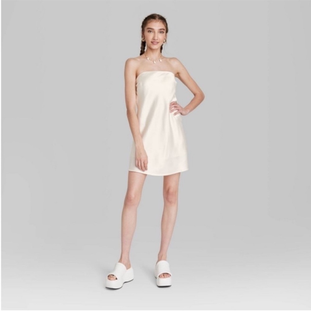Wild Fable Satin Mini Dress
